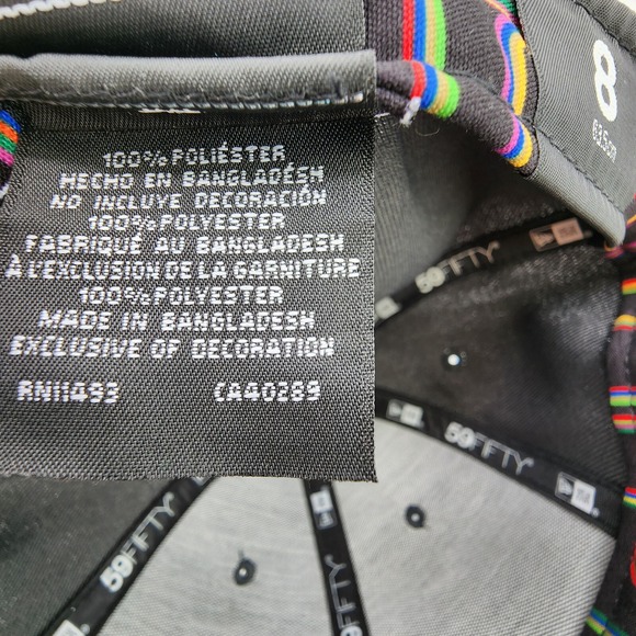 New Era Graphite New York Mets City Connect‎ 59FIFTY Fitted Hat Size 8 (XL) NEW - Picture 13 of 16